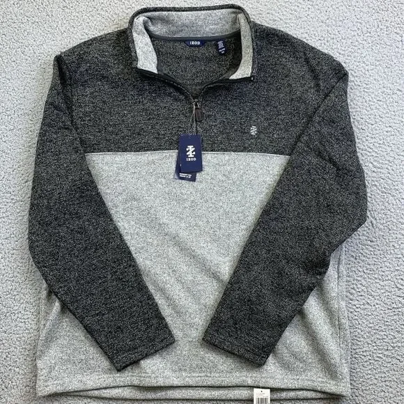 Izod Sweaters Izod Mens Sweater Tech Thermasoft Zip Fleece